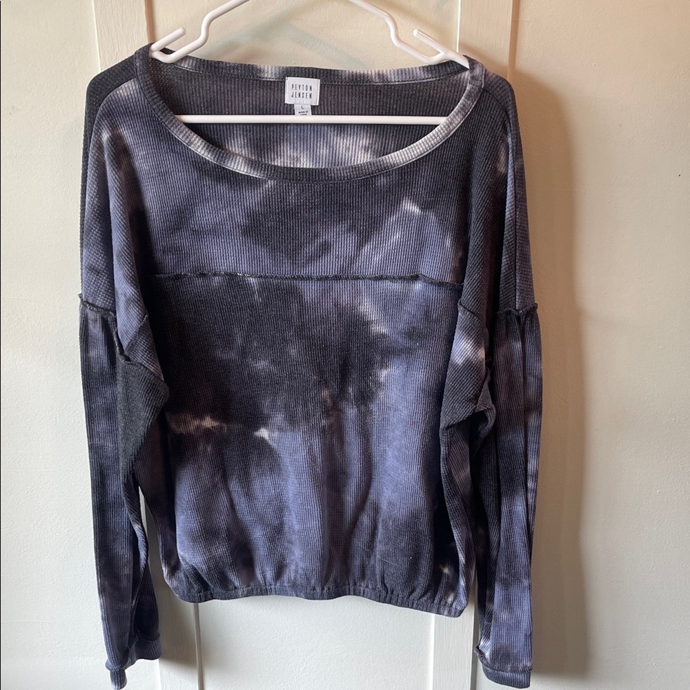 Women's Tie-Dye Long Sleeve Top